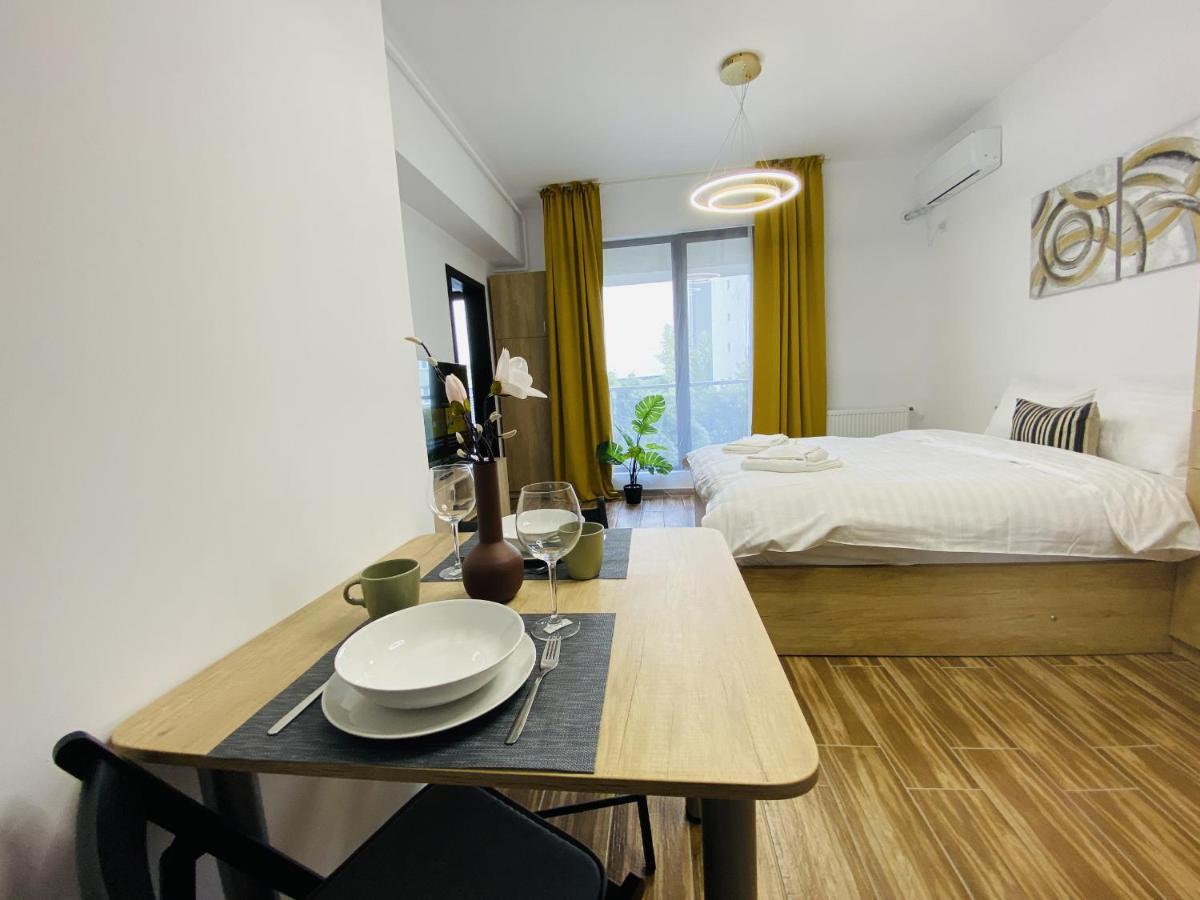 New City Studios With Balcony Bucureşti Exterior foto